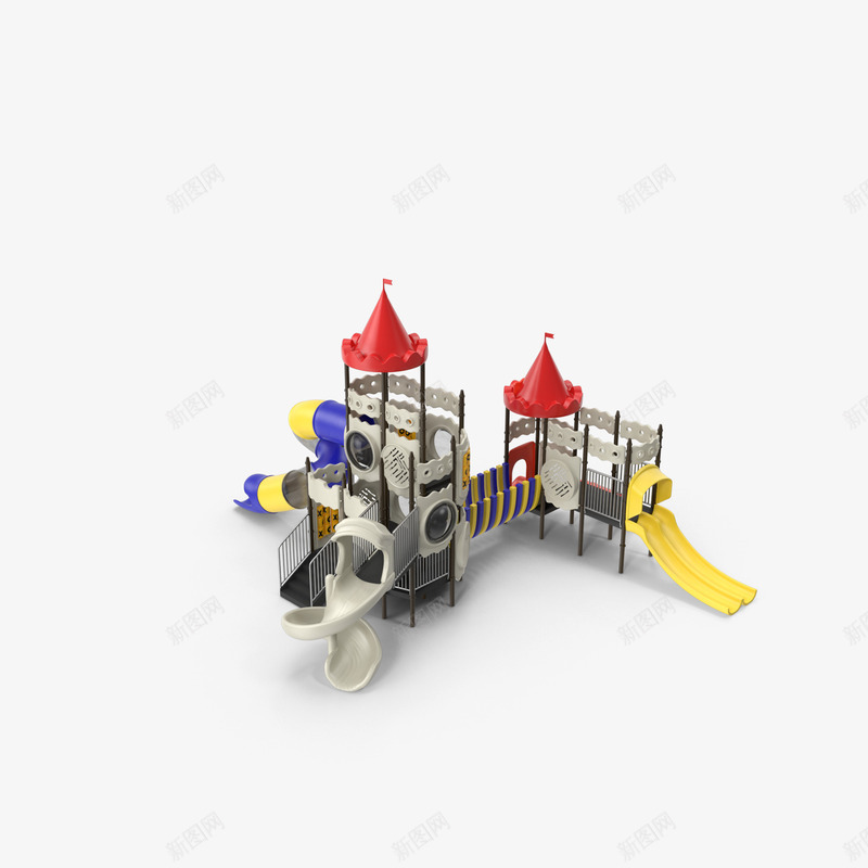 火车滑梯png免抠素材_88icon https://88icon.com 儿童玩具 公园 游乐设施 滑梯