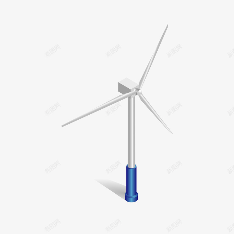 卡通风车矢量图ai免抠素材_88icon https://88icon.com PNG图 PNG图下载 创意卡通 卡通 卡通插图 插图 风力发电 风车 矢量图