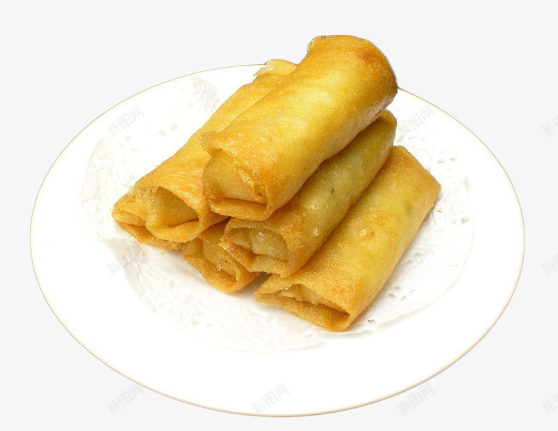 白盘摆放整齐油炸成金黄的春饼png免抠素材_88icon https://88icon.com PNG图片 年味 春饼 油炸