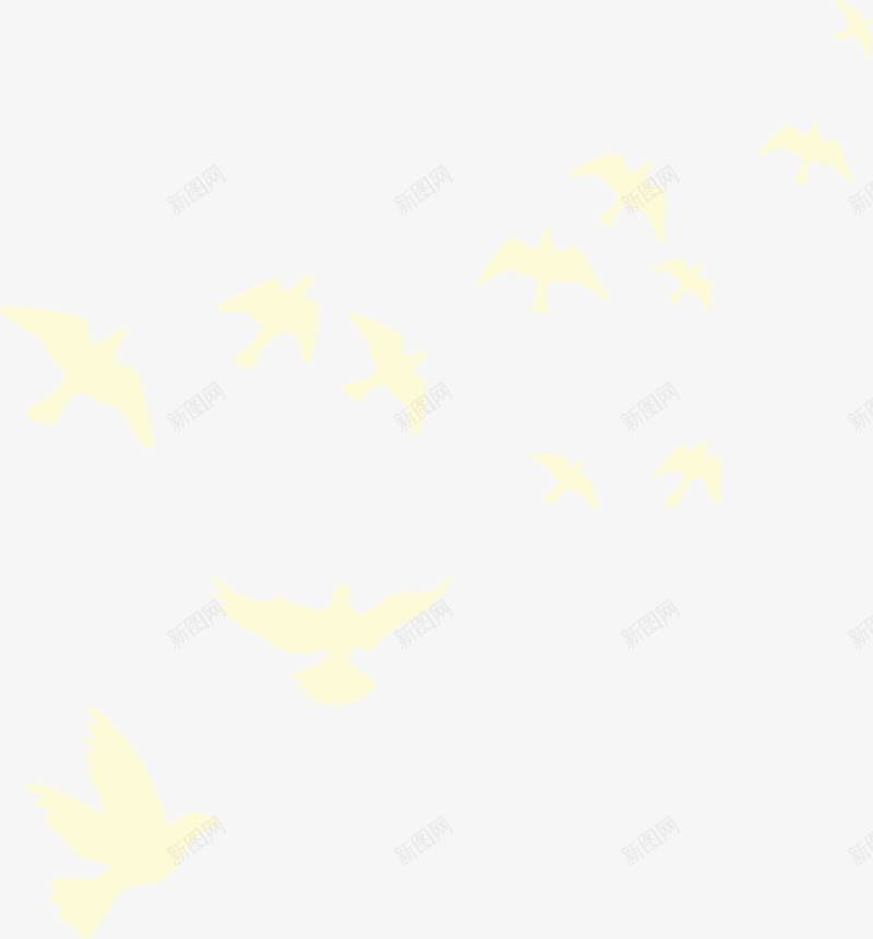 金黄色效果燕子壁纸png免抠素材_88icon https://88icon.com 壁纸 效果 燕子 金黄色