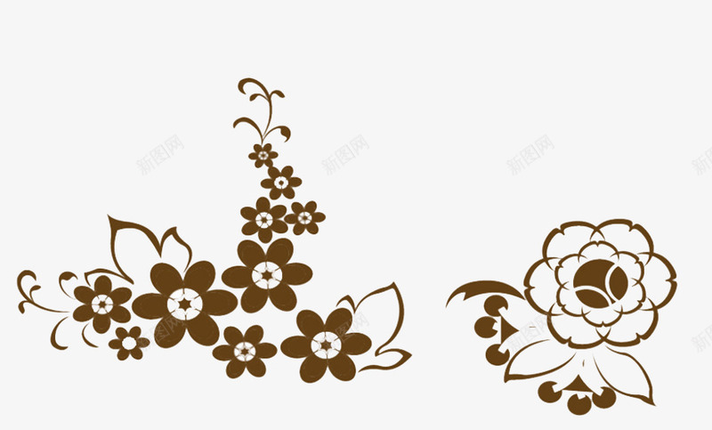 花朵简笔画png免抠素材_88icon https://88icon.com 古典 插画 时尚 梦幻 欧式 精美 绽放