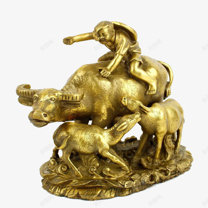 铜牧童骑黄牛png免抠素材_88icon https://88icon.com 产品实物 开光纯铜牛 生肖牛 童子牛 老黄牛 财兴旺 送子旺丁 铜子牛摆件 铜牛 铜牧童骑黄牛