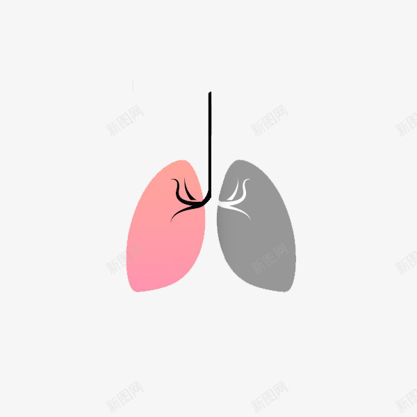 禁烟日公益广告肺部与香烟png免抠素材_88icon https://88icon.com nosmoking 健康 公益广告 吸烟后的肺部对比图 灰色 禁止吸烟 禁烟日 粉色 肺部 香烟