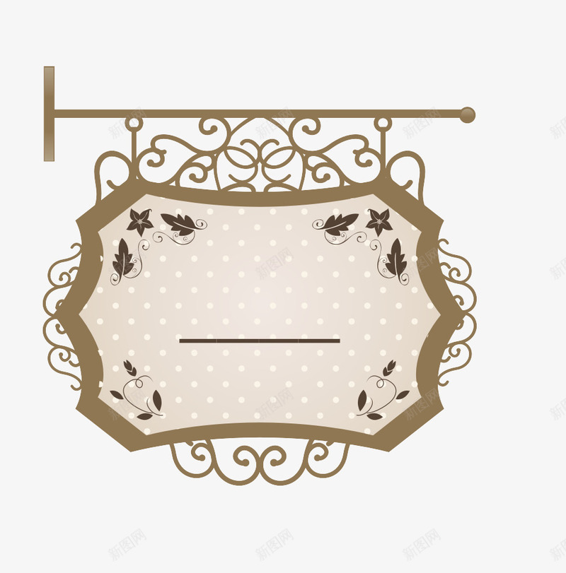 欧式指示牌png免抠素材_88icon https://88icon.com 商店吊牌 商店指示牌 欧式指示牌 路标