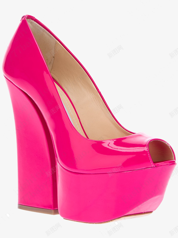 奇安马可罗伦兹玫红色防水台高png免抠素材_88icon https://88icon.com gianmarco lorenzi 产品实物 奇安马可罗伦兹玫红色防水台高跟鞋免费下载 防水台 高跟 高跟鞋