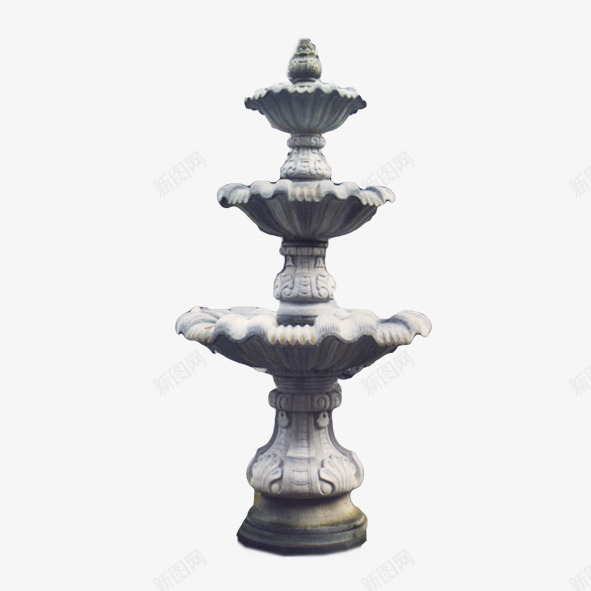 园林景观png免抠素材_88icon https://88icon.com 园林景观 石盆 石膏盆 花盆