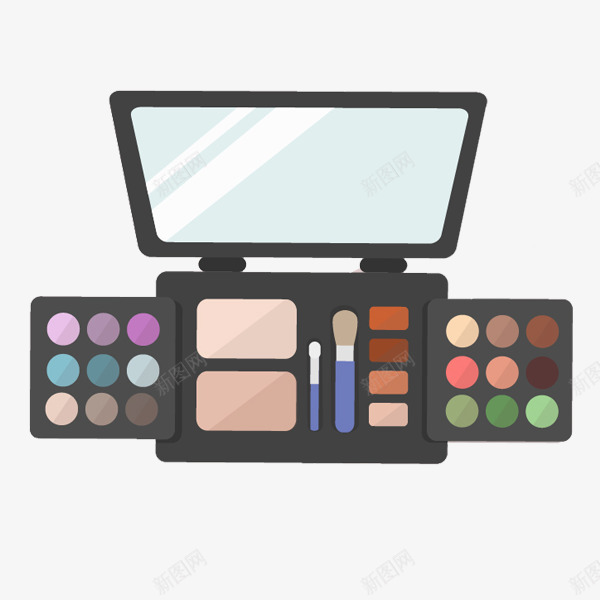 彩色眼影盘png免抠素材_88icon https://88icon.com 化妆 化妆品 化妆镜 底妆 眼妆 眼影 粉底 粉底刷 腮红 遮瑕