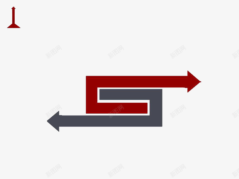 红色箭头系列PPT模板png免抠素材_88icon https://88icon.com PPT元素 PPT文本框 PPT模板 PPT背景 箭头 箭头系列 系列 红色