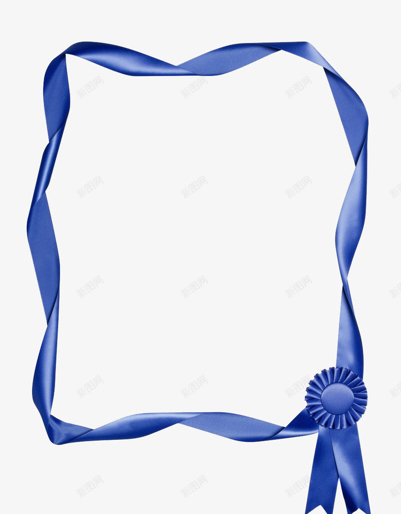 蓝色丝巾方框png免抠素材_88icon https://88icon.com 丝巾 丝巾方框 蓝色方框