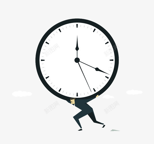 卡通png免抠素材_88icon https://88icon.com 困难 失眠 始终 早睡早起 时间
