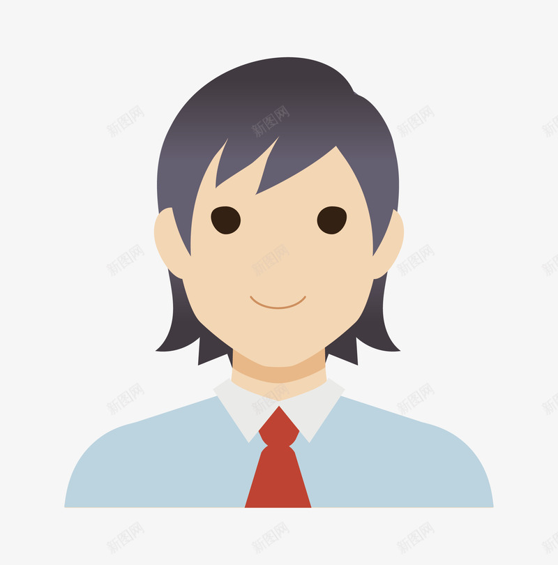 人物png免抠素材_88icon https://88icon.com 打领带的男生 皮肤白净男生