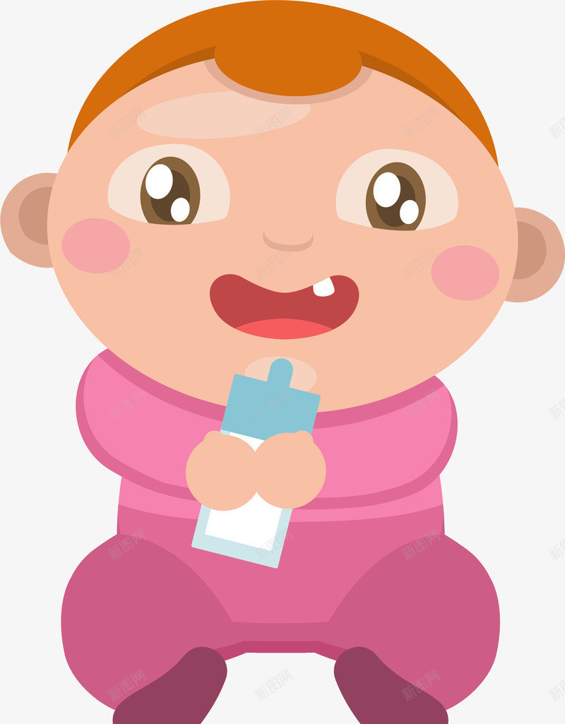 拿着奶瓶的可爱婴儿png免抠素材_88icon https://88icon.com 可爱婴儿 喝奶 喝奶婴儿 婴儿 拿着奶瓶 矢量png