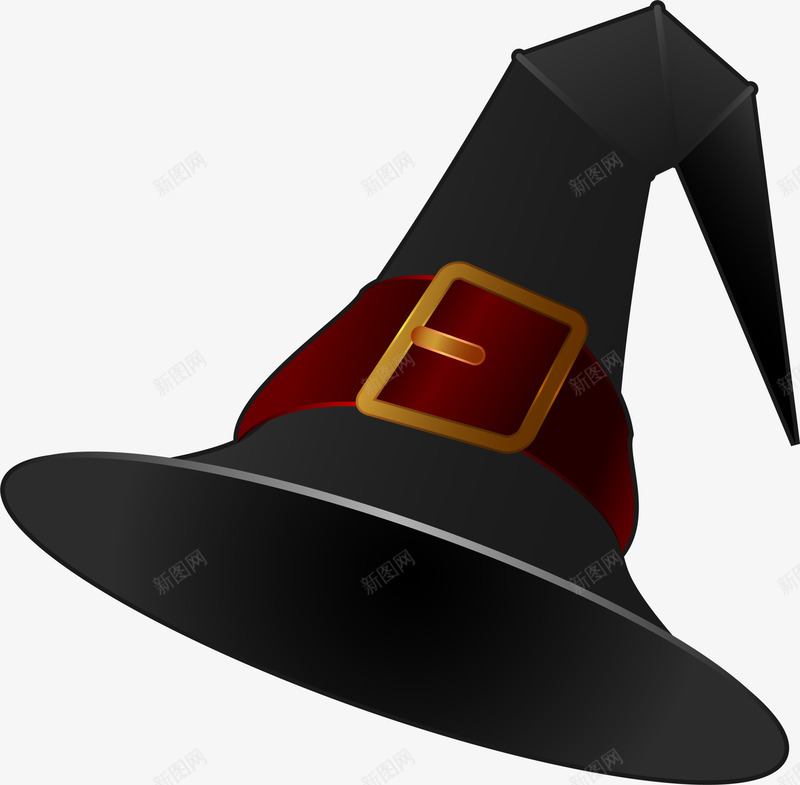 黑色简约巫师帽png免抠素材_88icon https://88icon.com 万圣节 妖魔鬼怪 帽子 惊悚恐怖 鬼节 黑色巫师帽