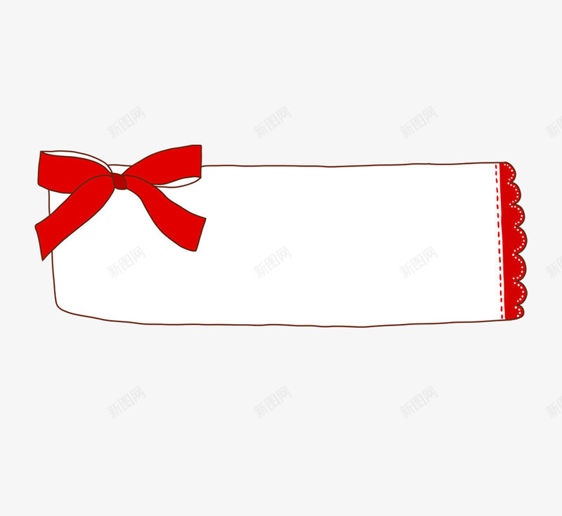 手绘线条对话框psd免抠素材_88icon https://88icon.com 卡通 对话框 手绘 蝴蝶结