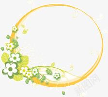 黄色清新花朵装饰公告栏png免抠素材_88icon https://88icon.com 公告栏 清新 花朵 装饰 黄色