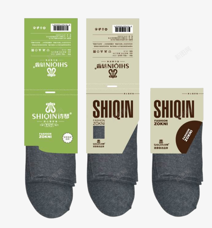 袜子包装png免抠素材_88icon https://88icon.com 包装 品牌 白色 袜子 袜子包装