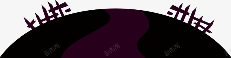 紫色简约地面png免抠素材_88icon https://88icon.com 万圣节 免抠PNG 可爱 地面 坟墓 恐怖 简约 紫色 装饰图案