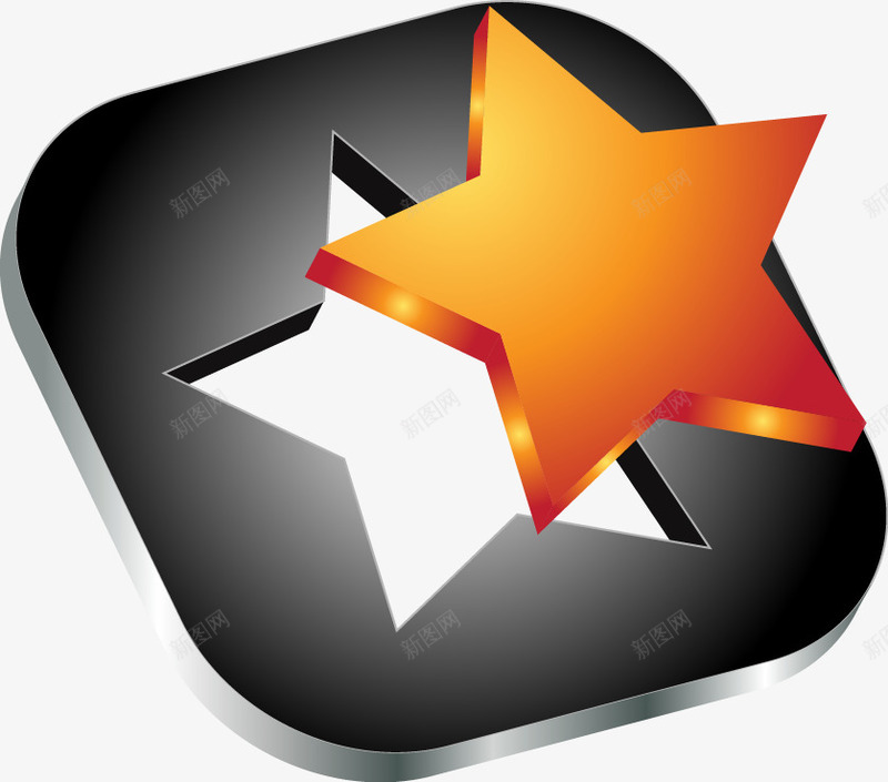 手绘黑色模块黄星图案png免抠素材_88icon https://88icon.com 图案 手绘 模块 黄星 黑色