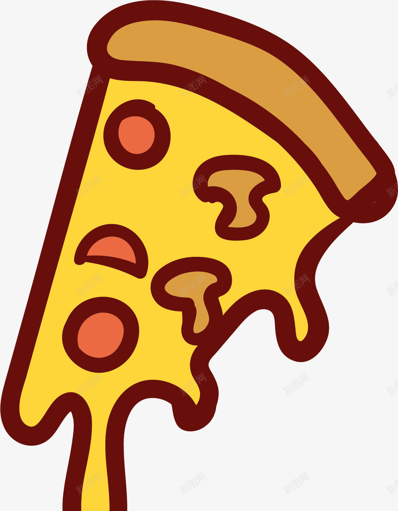 油炸披萨png免抠素材_88icon https://88icon.com 卡通 卡通熟食 卡通食物 油炸披萨 烘培熟食 熟食