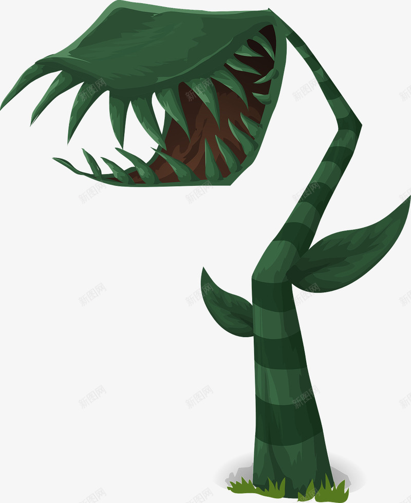 恐怖的食人花png免抠素材_88icon https://88icon.com 吞噬 嘴 植物