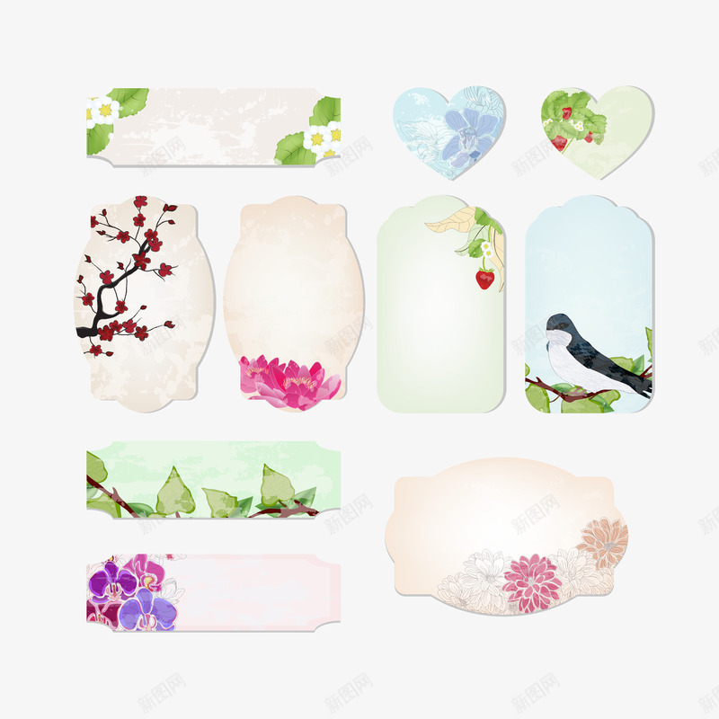 简约荷花吊牌png免抠素材_88icon https://88icon.com 卡通 手绘吊牌 荷花吊牌