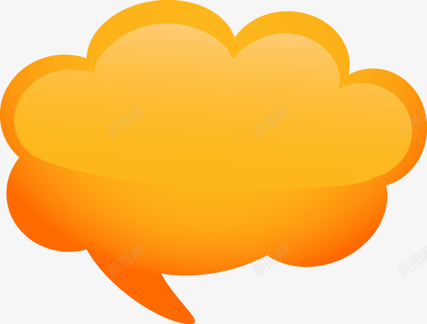 泡泡对话框png免抠素材_88icon https://88icon.com 卡通 可爱 气泡