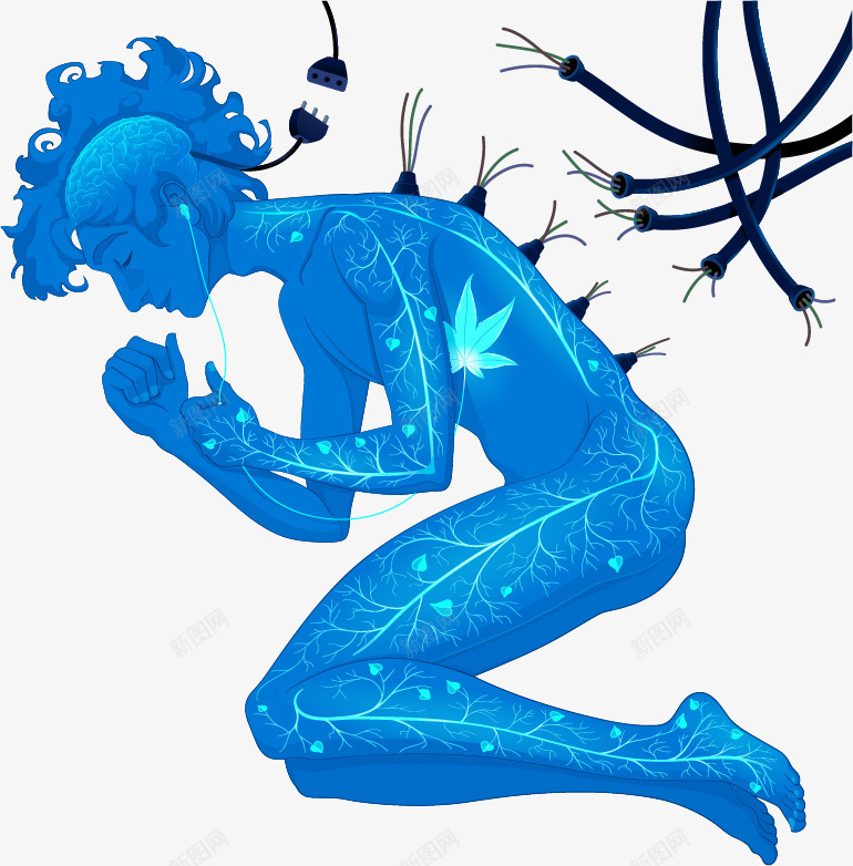 充电机器人png免抠素材_88icon https://88icon.com 人工智能 充电 机器人 矢量素材