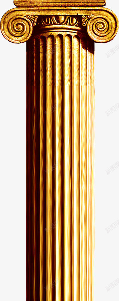 摄影金黄色柱子png免抠素材_88icon https://88icon.com 摄影 柱子 金黄色