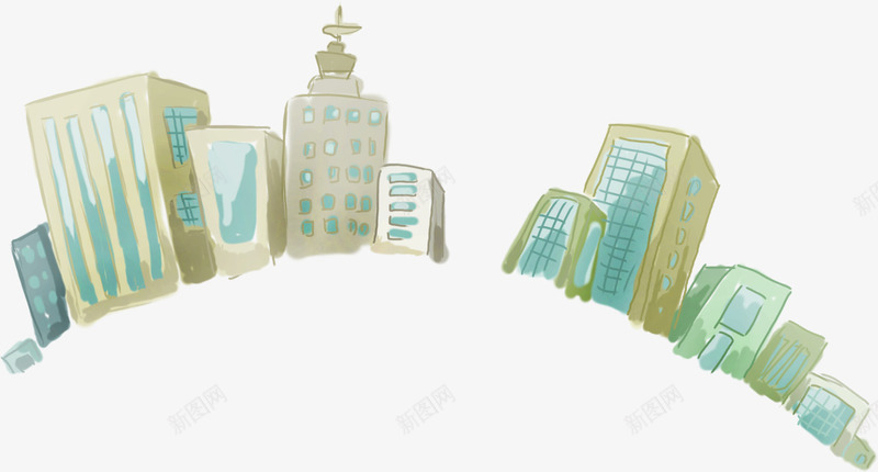 创意场景建筑高楼漫画png免抠素材_88icon https://88icon.com 创意 场景 建筑 漫画 高楼