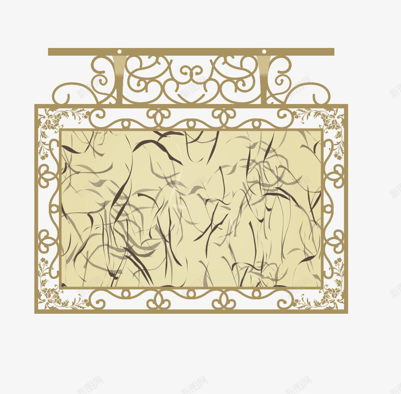 欧式指示牌png免抠素材_88icon https://88icon.com 商店吊牌 商店指示牌 欧式指示牌 路标