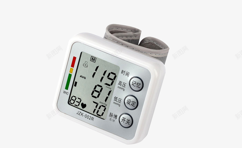 电子智能测血器png免抠素材_88icon https://88icon.com 全自动测血压 医用 家用 数字显示测压计 智能 测血仪 测血压 白色