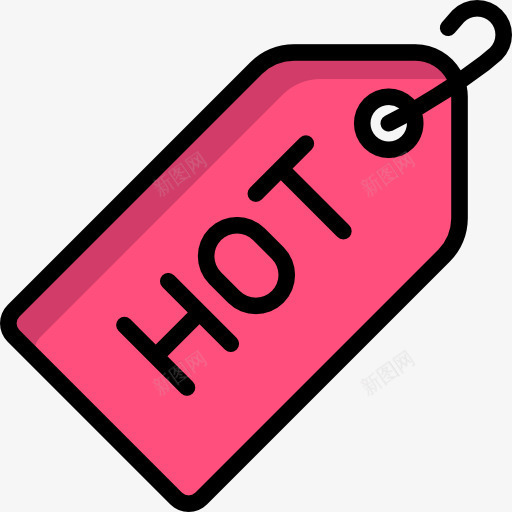 粉色手绘圆角标签png免抠素材_88icon https://88icon.com 价格 促销 光泽 卡通 圆角 手绘 渐变 粉色 英文字母 装饰