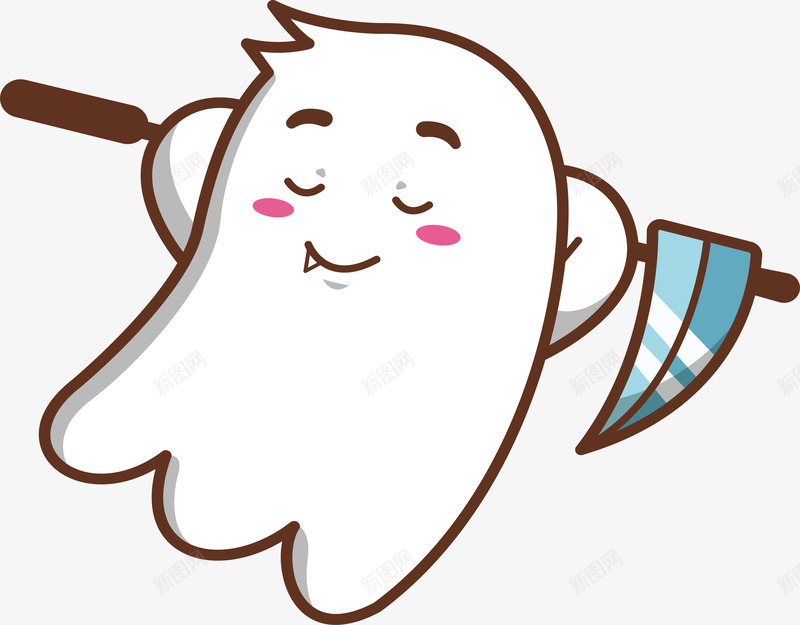 枕着镰刀睡觉的幽灵png免抠素材_88icon https://88icon.com 万圣节 幽灵 恐怖幽灵 白色幽灵 白色恐怖 矢量png 镰刀