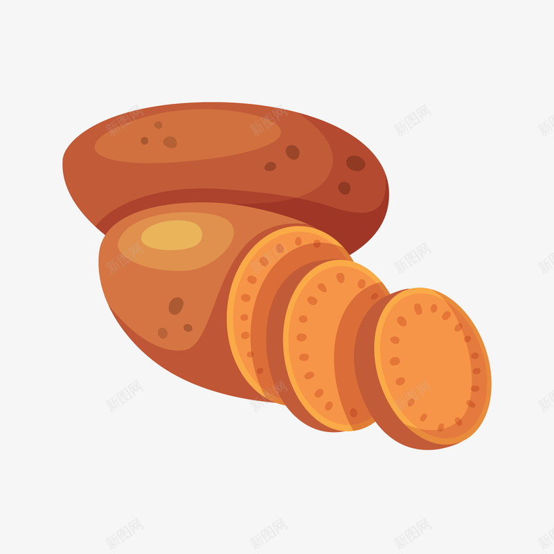 灰色圆弧面包食物元素矢量图ai免抠素材_88icon https://88icon.com 光泽 吃的 圆弧 扁平化 灰色 纹理 美食 面包 食物 矢量图