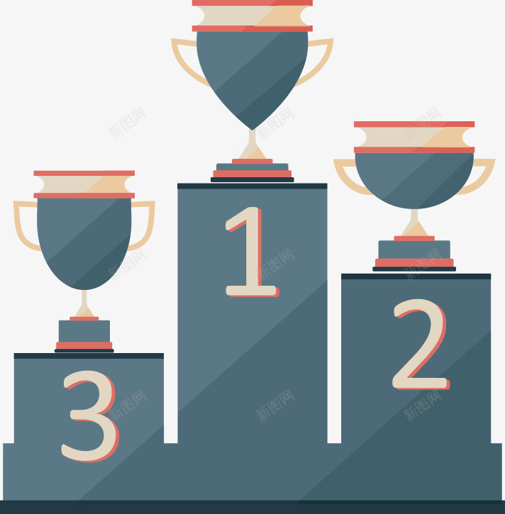 扁平化颁奖奖品元素png免抠素材_88icon https://88icon.com 创意 奖品 奖怀 立体 荣誉 颁奖
