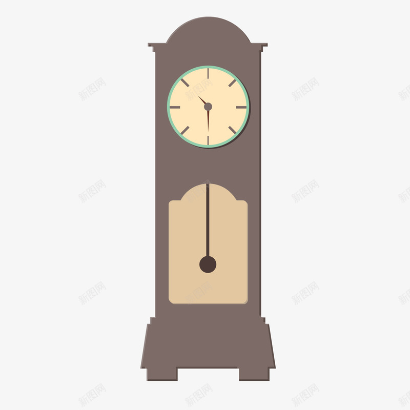 灰色圆弧大本钟元素png免抠素材_88icon https://88icon.com 创意 刻度 卡通插画 圆弧 大本钟 时间 时间动画 灰色