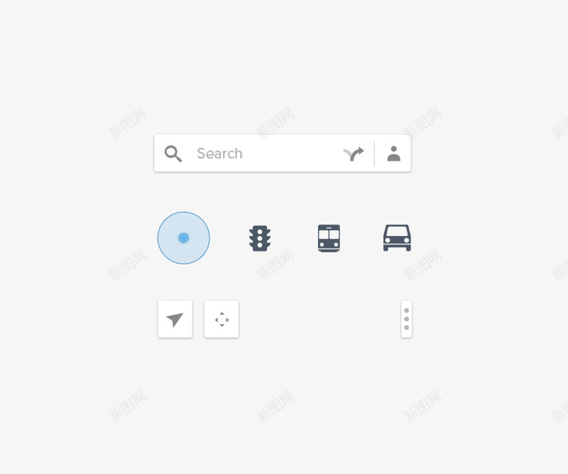 地图工具png免抠素材_88icon https://88icon.com APP元素 公交 地图 工具 搜索框 查询 联系人