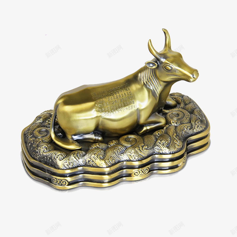 镇宅铜牛png免抠素材_88icon https://88icon.com 书房 产品实物 办公室 家居金属摆件 工艺品 水神牛 铜牛 镇宅铜牛 风水招财