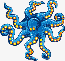 章鱼png免抠素材_88icon https://88icon.com 水产 海洋生物 章鱼 鱿鱼