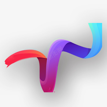 彩色缎带红紫蓝png免抠素材_88icon https://88icon.com 下载 免费 彩色 缎带