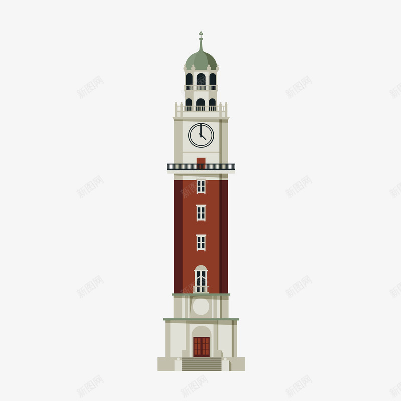 手绘大本钟建筑矢量图eps免抠素材_88icon https://88icon.com png免抠图 卡通 手绘大本钟建筑高楼景点创意 时尚 矢量图