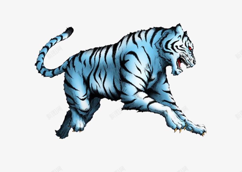 神兽白虎png免抠素材_88icon https://88icon.com 四圣兽 四大神兽 地域 白虎 神兽 象征