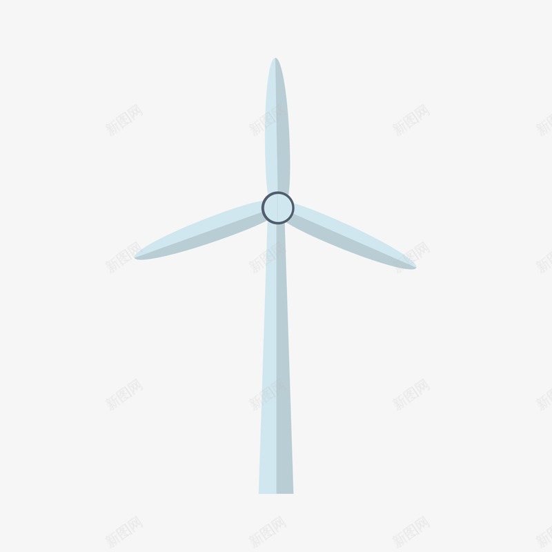 扁平化风车png免抠素材_88icon https://88icon.com 扁平化 电力 风车
