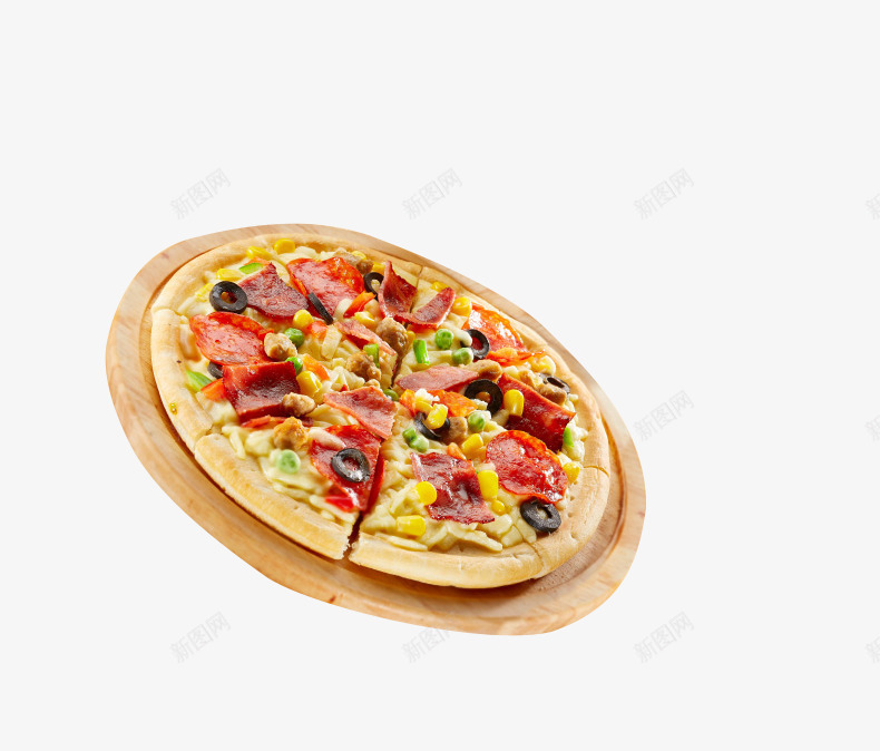 混合口味披萨海报png免抠素材_88icon https://88icon.com 丰富馅料 儿童小披萨 榴莲披萨 营养均衡