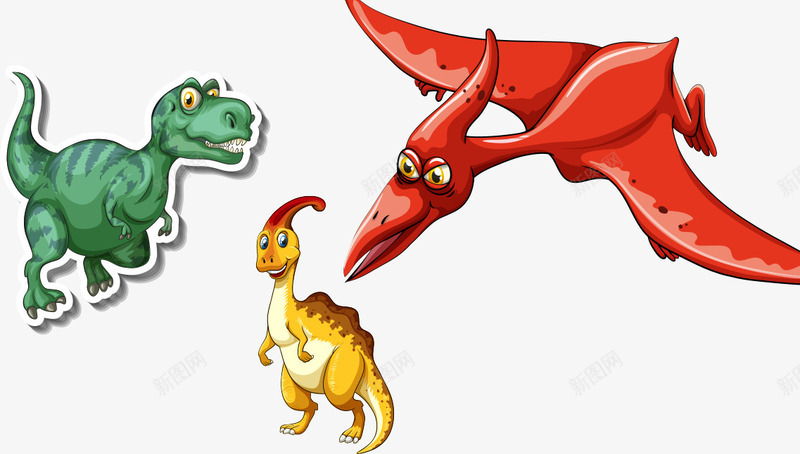 卡通恐龙png免抠素材_88icon https://88icon.com 卡通恐龙 大型恐龙 巨大草食性恐龙 恐龙 白垩纪 草食龙 远古时代 食肉龙