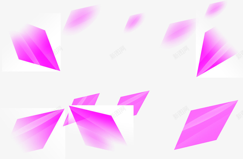 粉色菱形碎片七夕情人节png免抠素材_88icon https://88icon.com 七夕 情人节 碎片 粉色 菱形