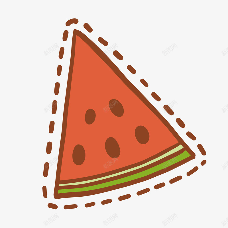 水果俯视红色卡通西瓜png免抠素材_88icon https://88icon.com 俯视 卡通 水果 水果俯视 红色 西瓜