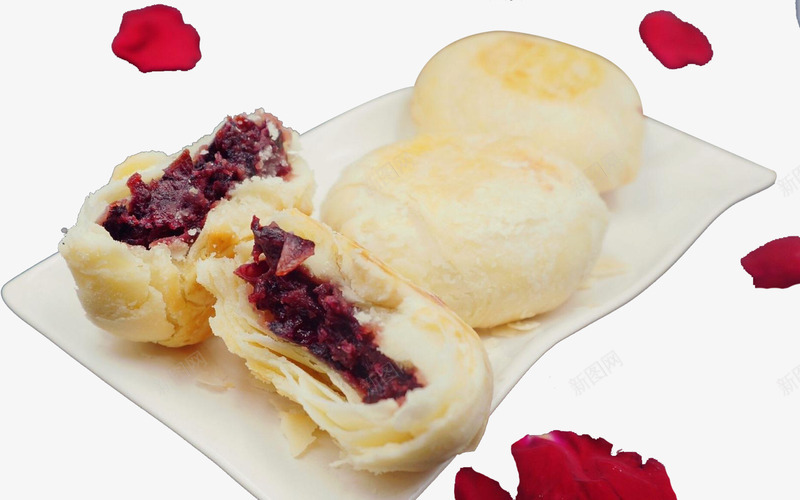 云南玫瑰花馅饼鲜花饼png免抠素材_88icon https://88icon.com 云南 玫瑰花瓣 玫瑰花饼 酥饼 食用玫瑰 鲜花饼