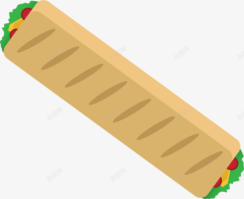 竖向扁平风格墨西哥卷矢量图ai免抠素材_88icon https://88icon.com 卡通 墨西哥 墨西哥卷 扁平风格 矢量食物 竖向 竖向鸡肉卷 矢量图