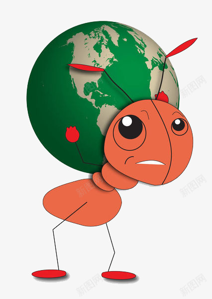 蚂蚁背地球png免抠素材_88icon https://88icon.com 不容易 使劲 卡通 压力 吃力 困难 地球 坚持 忍受 承受 撑住 用力 背东西 艰苦 蚂蚁 费力 费劲 辛苦